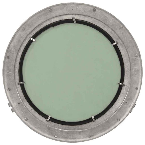 vidaXL&nbsp;Porthole Mirror&nbsp;Wall Hanging&nbsp;&Oslash;19.7"&nbsp;Aluminum and Glass
