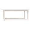 vidaXL Coffee Table White Solid Pine Wood Medium Simplistic