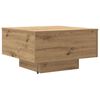 vidaXL Coffee Table Artisan Oak 21.65 x 21.65 x 12.20 in