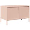 vidaXL TV Cabinet Pink Cold-rolled steel 26.8x15.4x17.1 in TV Cabinet
