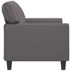 vidaXL 2-seater Sofa Grey Faux leather 2-Seater Chic Design