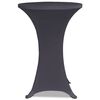 vidaXL Table Cover Set of 2 Anthracite 90% Polyester, 10% Spandex