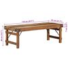 vidaXL Coffee Table Brown 43.31 x 21.65 x 15.75 in Solid Reclaim Wood