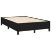 vidaXL Box Spring Bed with Mattress Black, White