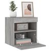 vidaXL TV Wall Cabinet Set of 2 Gray Sonoma Engineered Wood