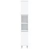 vidaXL Bathroom Furniture Set White Engineered wood, Metal Large