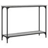 vidaXL Console Table Grey Sonoma 39.8x12.0x29.5" Engineered Wood
