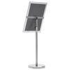 vidaXL A3 Pedestal Poster Stand Silver Aluminium Alloy