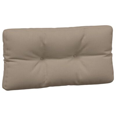 vidaXL Pallet Cushions 5 pcs Taupe Fabric