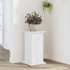 vidaXL Plant Stand White Engineered wood Medium Minimalistic
