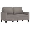 vidaXL Sofa Set Taupe Polyester 3-Piece Sofa Set Rectangular Modern
