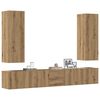 vidaXL TV Cabinet Set Set of 5 Artisan Oak Engineered wood