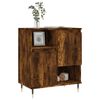 vidaXL Sideboard Smoked Oak Engineered wood, iron Standard Sideboard
