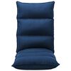 vidaXL Floor Chair Blue 100% polyester fabric with foam filling Compact