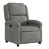 vidaXL Recliner Chair Dark grey Fabric (100% polyester), metal, plywood