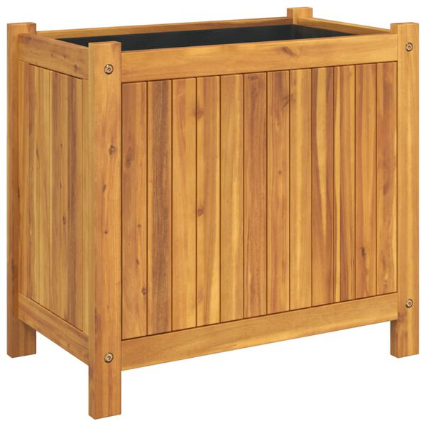 vidaXL Garden Planter Natural Solid Acacia wood Medium Durable