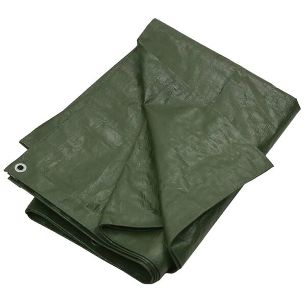 vidaXL Tarpaulin 0.6 oz/ft² 26.2'x39.4' Green HDPE