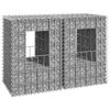 vidaXL Gabion Basket Posts 2 pcs 15.7"x15.7"x23.6" Iron