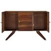vidaXL Sideboard Brown Solid Reclaimed Wood 43.3 x 11.8 x 29.5 in