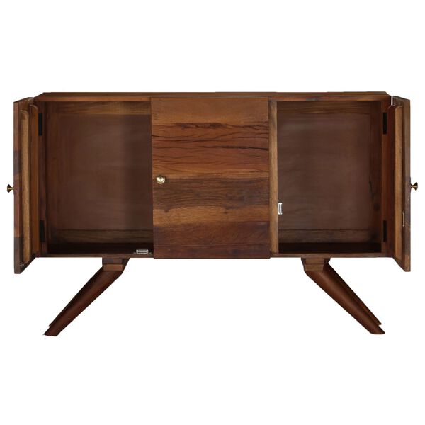 vidaXL Sideboard Brown Solid Reclaimed Wood 43.3 x 11.8 x 29.5 in