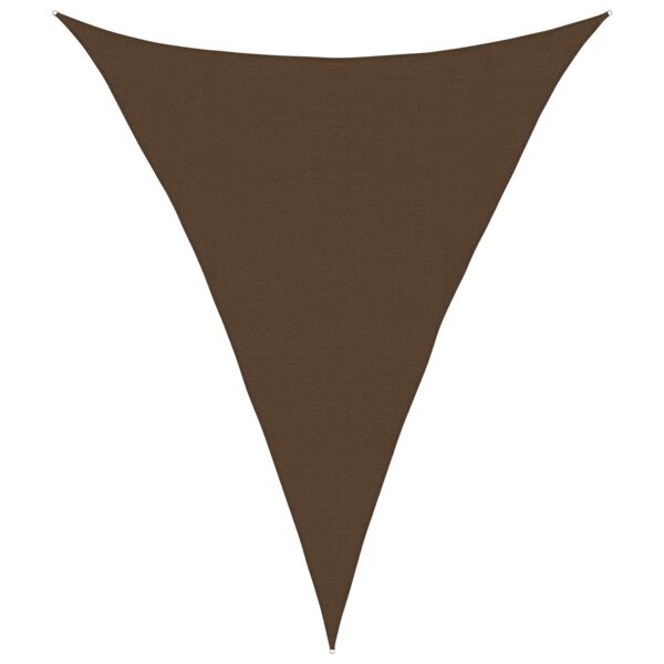 vidaXL Sun Sail Brown High-Density Polyethylene (HDPE) Large Sun Sail