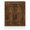 vidaXL Kitchen Base Cabinet Smoked Oak Engineered Wood Medium