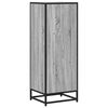 vidaXL Book Cabinet Grey Sonoma Engineered Wood, Metal Medium