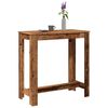 vidaXL Bar Table Old Wood 40.2x19.7x40.7" Engineered Wood
