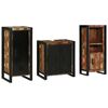 vidaXL Bathroom Furniture Set 3 pcs Multicolour Solid Reclaimed Wood