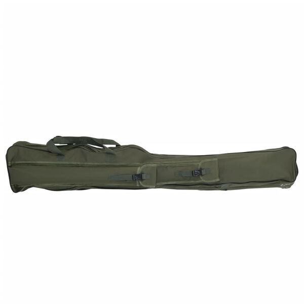 vidaXL Fishing Rod Bag Dark Green 63" Oxford Fabric