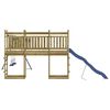 vidaXL Outdoor Playset Brown Solid pine wood Large Durable