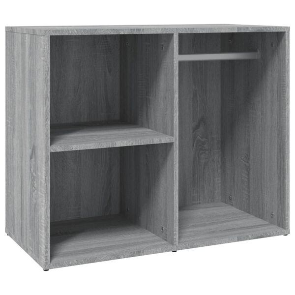 vidaXL Dressing Cabinet Grey sonoma Engineered wood 31.5x15.7x25.6 in