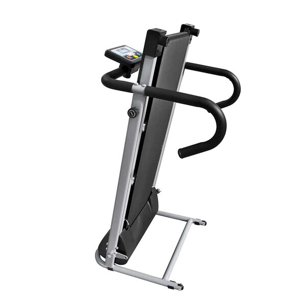 vidaXL Electric Treadmill 39.4x13.8" Black and Silver