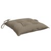 vidaXL Chair Cushion Set of 6 Taupe Oxford fabric (100% polyester)