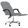 vidaXL Reclining Office Chair Light Grey