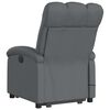 vidaXL Stand Up Massage Recliner Chair Dark grey