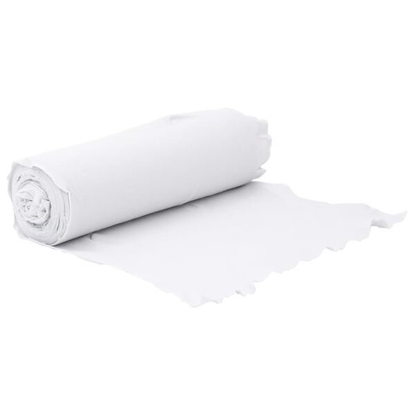 vidaXL Geotextile Membrane White Polyester fiber 1 x 164 ft Durable