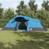 vidaXL Tents with Roof with Air Vent Blue 721 x 335 x 212 cm Polyester