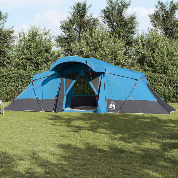 vidaXL Tents with Roof with Air Vent Blue 721 x 335 x 212 cm Polyester