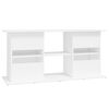 vidaXL Aquarium Stand White Engineered wood Stand Rectangular Modern