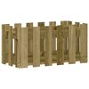 vidaXL Garden Planter Natural Pine Vacuum pressure treated pinewood