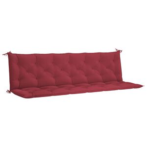 vidaXL Garden Bench Cushion Set of 2 Wine Red