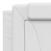vidaXL Headboard Cushion White