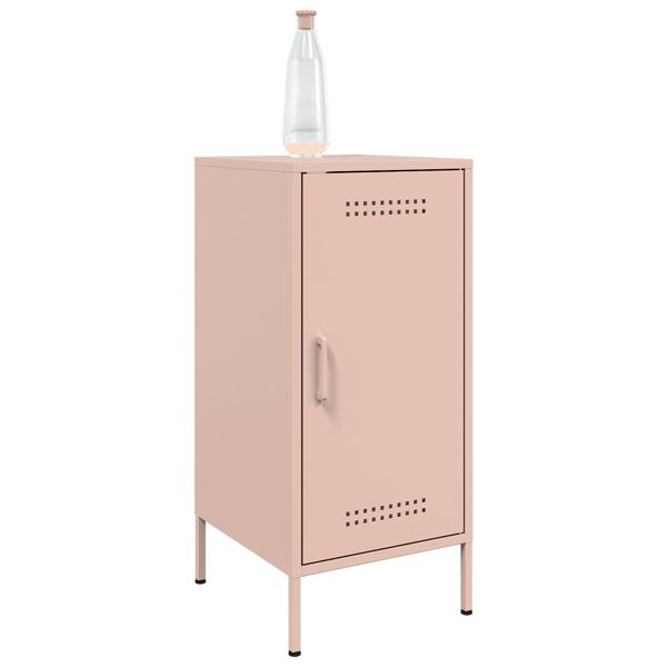 vidaXL Sideboard Set of 2 Pink Cold-rolled steel Medium