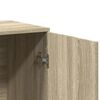 vidaXL Sideboard Sonoma oak Engineered wood 31.1 x 15.0 x 31.5 in