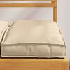 vidaXL Pallet Cushion for suitable for Seat 4 pcs Beige 40 x 40 x 8 cm