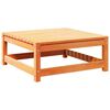 vidaXL Garden Sofa Set Wax Brown Solid pine wood Large Foldable