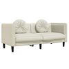vidaXL Sofa Set Cream Velvet Large Modern Sofa Set Rectangular