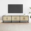 vidaXL TV Cabinet Sonoma oak Engineered wood 59.1x13.8x16.1 in