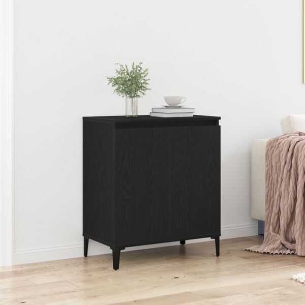vidaXL Sideboard Black 60 x 35 x 70 cm Engineered wood